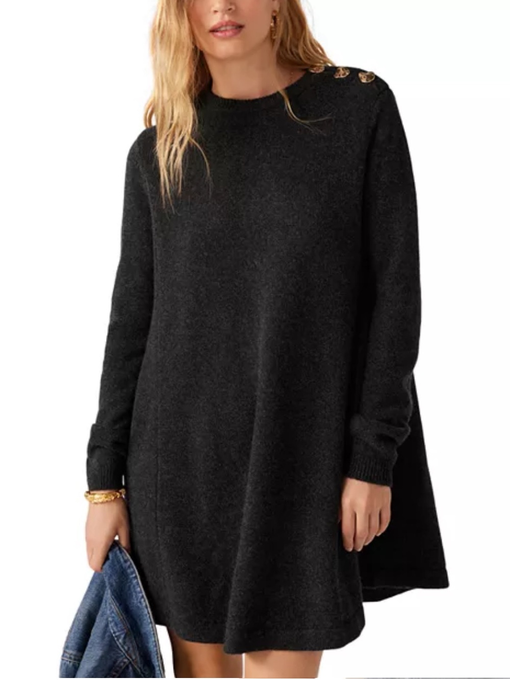 Ba&sh Carella Cashmere Sweater Dress